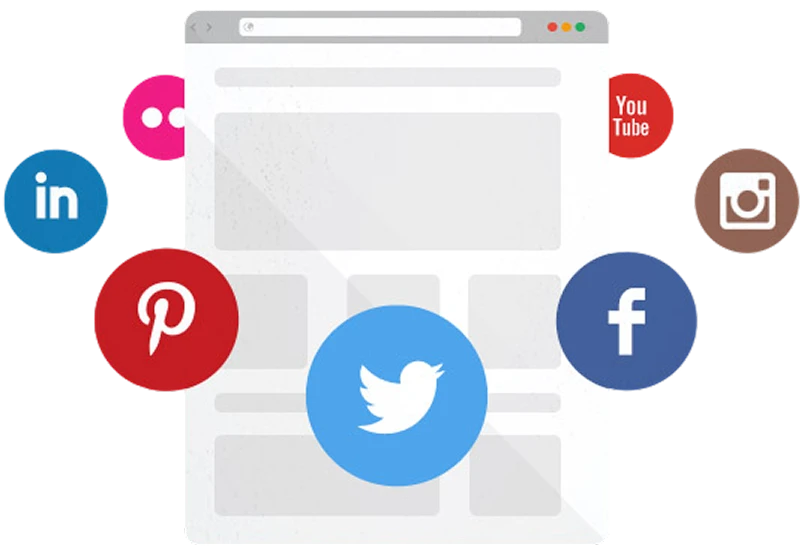 Slack and social media integration dashboard